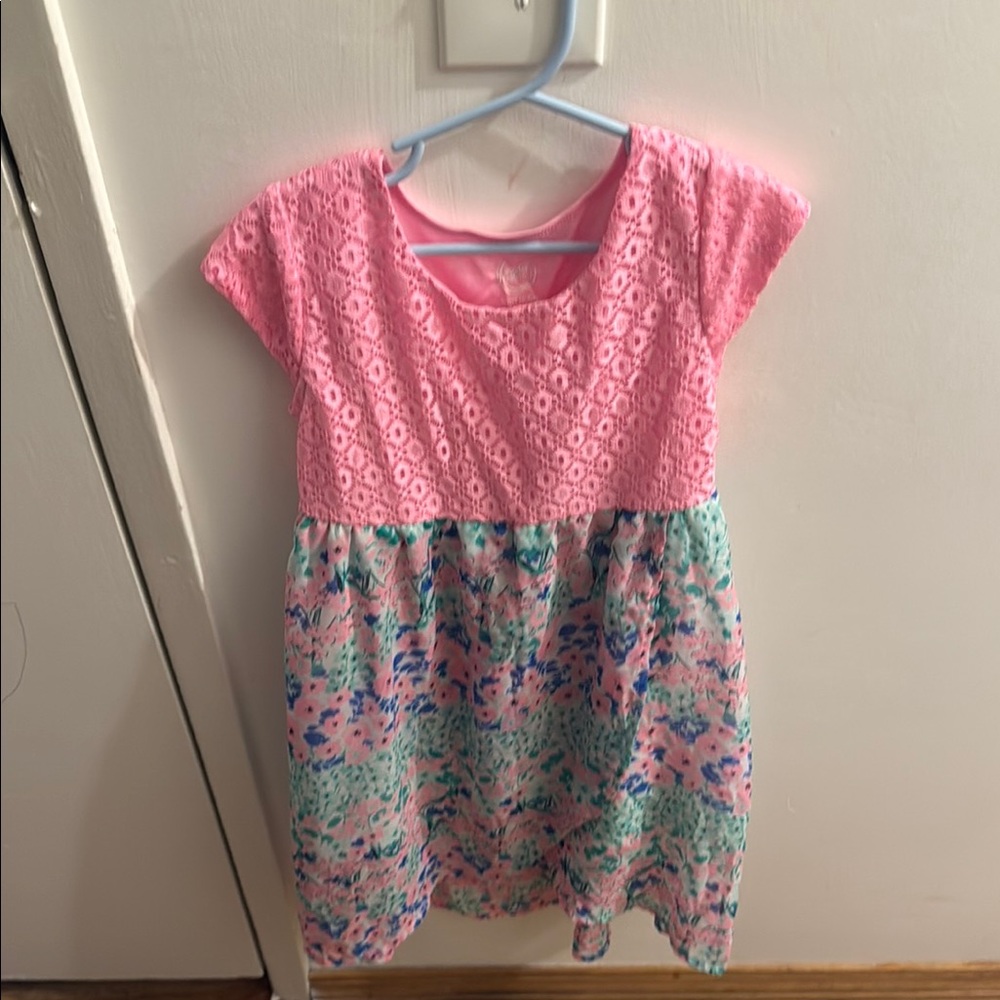 Wonder Nation Pink Lace Dress